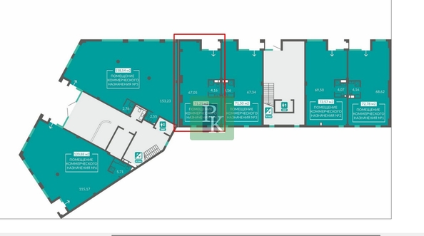 
  Продается универсальное помещение 71.21 м². Фото 10.