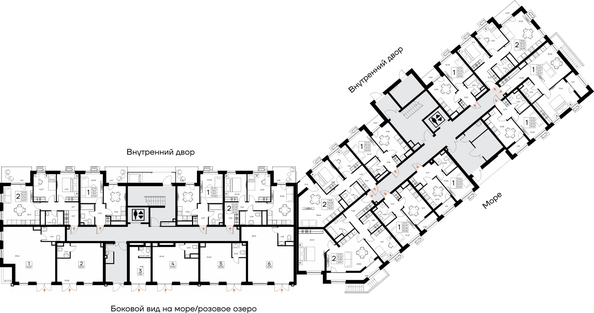 
  Продается 2-комн. квартира 56.36 м², в ЖК Прибрежный дом. Фото 1.