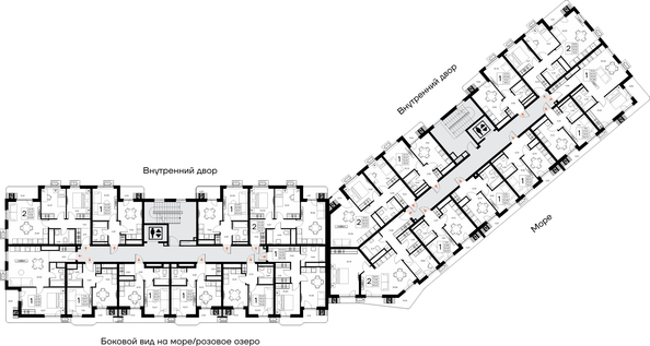 
  Продается 1-комн. квартира 54.88 м², в ЖК Прибрежный дом. Фото 1.