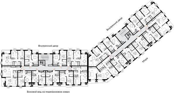 
  Продается 2-комн. квартира 88.35 м², в ЖК Прибрежный дом. Фото 1.