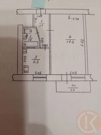 
  Продается 1-комн. квартира 29.4 м². Фото 7.