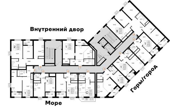 
  Продается 1-комн. квартира 46.02 м², в ЖК Новый Судак, 1 этап. Фото 1.