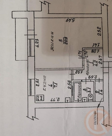 
  Продается 1-комн. квартира 36.6 м². Фото 10.