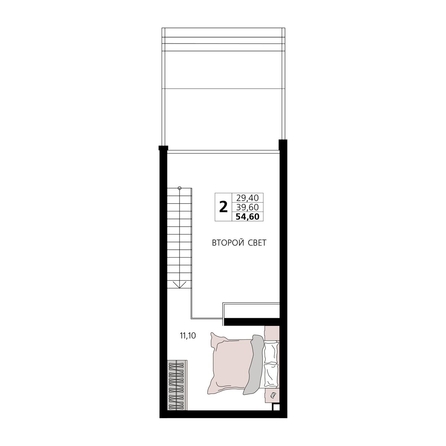 
  Продается апартамент 54.6 м², в АК Атлантис Космос Крым. Фото 1.