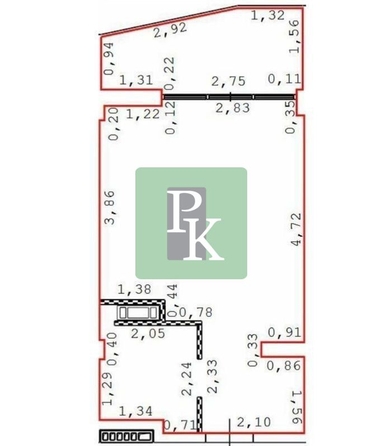 
  Продается апартамент 34 м². Фото 19.