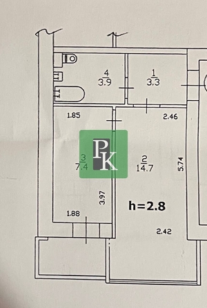 
  Продается 1-комн. квартира 30.5 м². Фото 16.