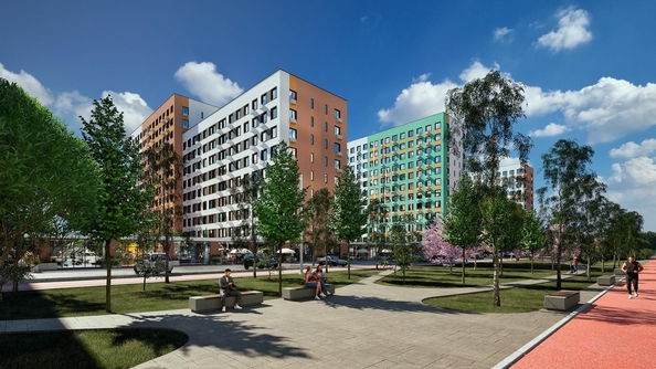
  Продается 1-комн. квартира 34.3 м², в ЖК Чистое небо, дом 1 кор 2. Фото 2.