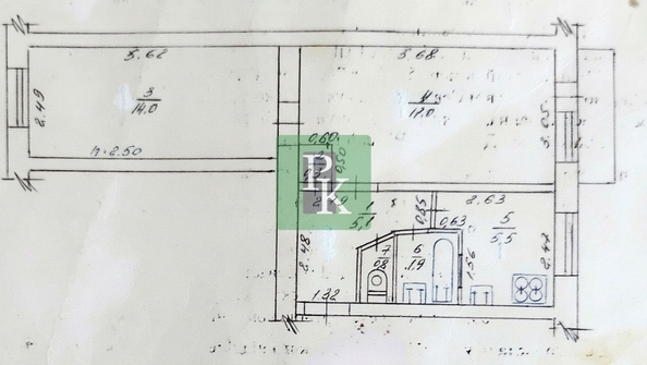 
  Продается 2-комн. квартира 45.7 м². Фото 19.