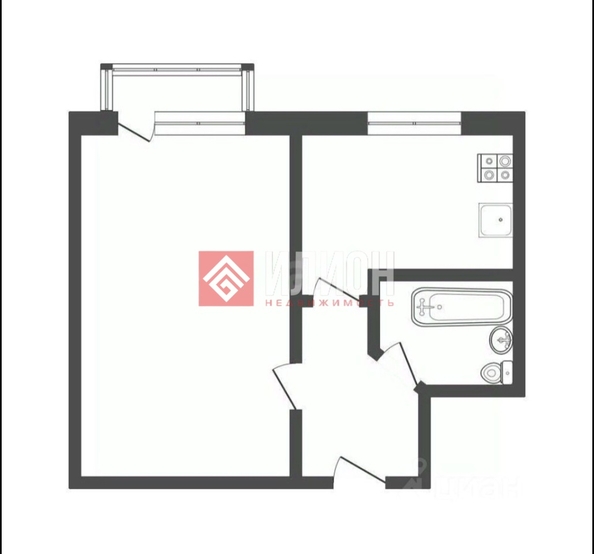 
  Продается 1-комн. квартира 30.4 м². Фото 11.
