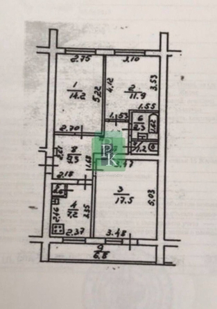 
  Продается 3-комн. квартира 65 м². Фото 32.