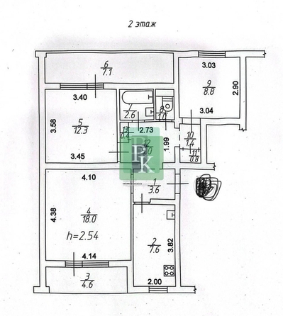 
  Продается 3-комн. квартира 67.4 м². Фото 34.
