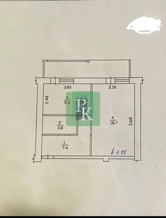 
  Продается 1-комн. квартира 42.1 м². Фото 11.