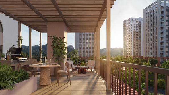 
  Продается 1-комн. квартира 47.56 м², в ЖК Долина Роз. Фото 32.