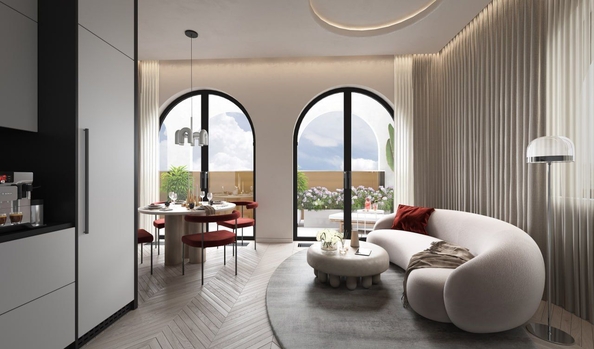 
  Продается 1-комн. квартира 47.7 м², в ЖК Долина Роз. Фото 22.