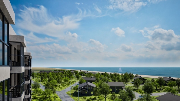 
  Продается 2-комн. квартира 52.64 м², в ЖК Морское дыхание. Фото 1.