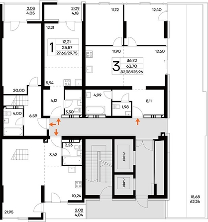
  Продается 3-комн. квартира 125.96 м², в  Курортный комплекс Лучистое. Фото 1.