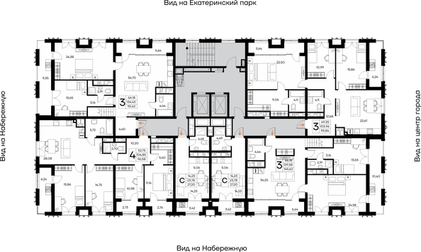 
  Продается 3-комн. квартира 151.42 м², в ЖК Столица. Фото 1.