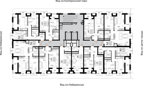 
  Продается 2-комн. квартира 76.31 м², в ЖК Столица. Фото 1.