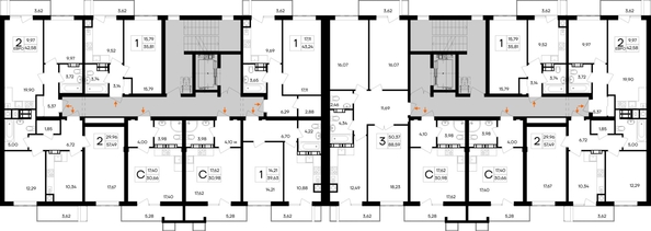 
  Продается 3-комн. квартира 88.59 м², в ЖК Республика. Фото 1.
