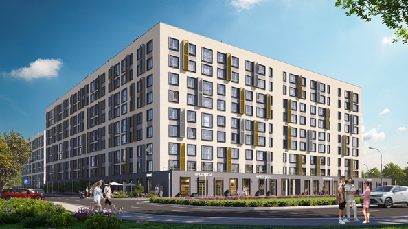 
  Продается 1-комн. квартира 42.92 м², в ЖК Парковые кварталы, этап 1. Фото 5.