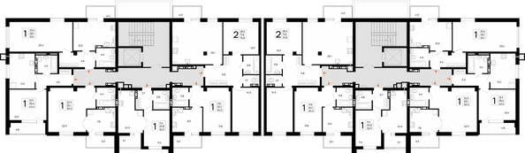 
  Продается 1-комн. квартира 34 м², в ЖК Утёсов. Фото 1.