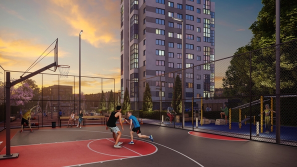 
  Продается 1-комн. квартира 45.2 м², в ЖК Поэма. Фото 2.