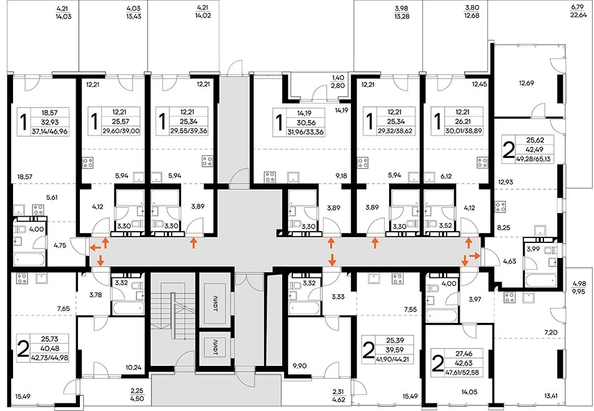 
  Продается 2-комн. квартира 44.21 м², в  Курортный комплекс Лучистое. Фото 1.