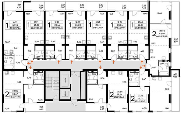 
  Продается 2-комн. квартира 44.11 м², в  Курортный комплекс Лучистое. Фото 1.
