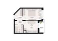 Кристалл: Планировка 1-комн 40,2 м²