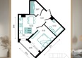 Курортный регион: Планировка 1-комн 37,88 м²