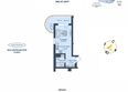 Аллея Дружбы: Планировка Апартамент 30,45 м²