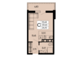 Эпос: Планировка Студия 24,1 м²