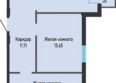 Живописный: Планировка 2-комн 69,42 м²