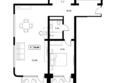 Экорезиденция «Белые ночи»: Планировка 2-комн 75,4 м²