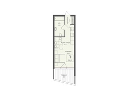 Продается Апартамент АО Форос, 35  м&sup2;, 15016750 рублей