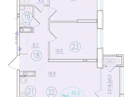 Продается 3-комнатная квартира ЖК Состояние, литера 1, 60.3  м², 11276100 рублей