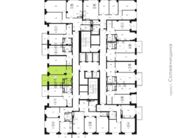 Продается 1-комнатная квартира ЖК Сокольники, литера 8, 36.85  м², 4790500 рублей