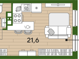 Продается Студия ЖК DOGMA PARK (Догма парк), литера 13, 25.3 м², 6112480 рублей