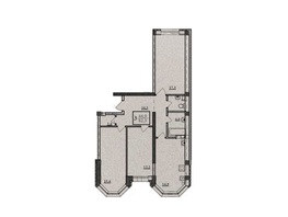 Продается 3-комнатная квартира ЖК Ламвер, 82.3  м²