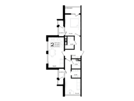 Продается 2-комнатная квартира ЖК ЮЖНО, 69.06  м&sup2;