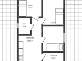 Продается Дом Баноковская ул, 98.1  м², участок 5.2 сот., 6800000 рублей