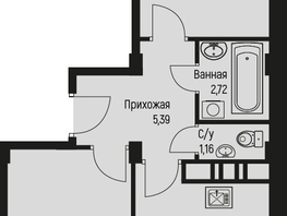 Продается 2-комнатная квартира ЖК Ритм, литер 2, 48.68  м², 6718000 рублей