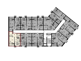 Продается 1-комнатная квартира ЖК Звезды, литер 11, 39.8 м², 5254000 рублей