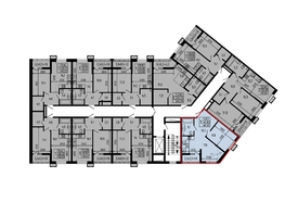 Продается 1-комнатная квартира ЖК Звезды, литер 11, 46.4 м², 5802000 рублей