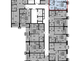 Продается 1-комнатная квартира ЖК Звезды, литер 11, 37.9  м², 5080000 рублей