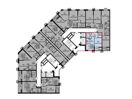Продается 1-комнатная квартира ЖК Звезды, литер 10, 38.5  м², 5201000 рублей