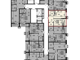 Продается 1-комнатная квартира ЖК Звезды, литер 11, 38  м&sup2;, 5358000 рублей