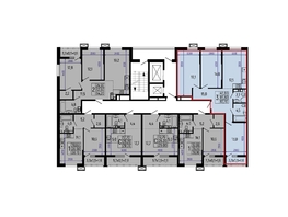 Продается 3-комнатная квартира ЖК Звезды, литер 11, 87.2  м&sup2;, 15872000 рублей