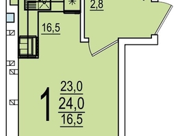 Продается Студия ЖК Дарград, литера 38, 24  м&sup2;, 3907000 рублей