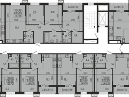 Продается 2-комнатная квартира ЖК Звезды, литер 12, 64.3  м², 7183000 рублей